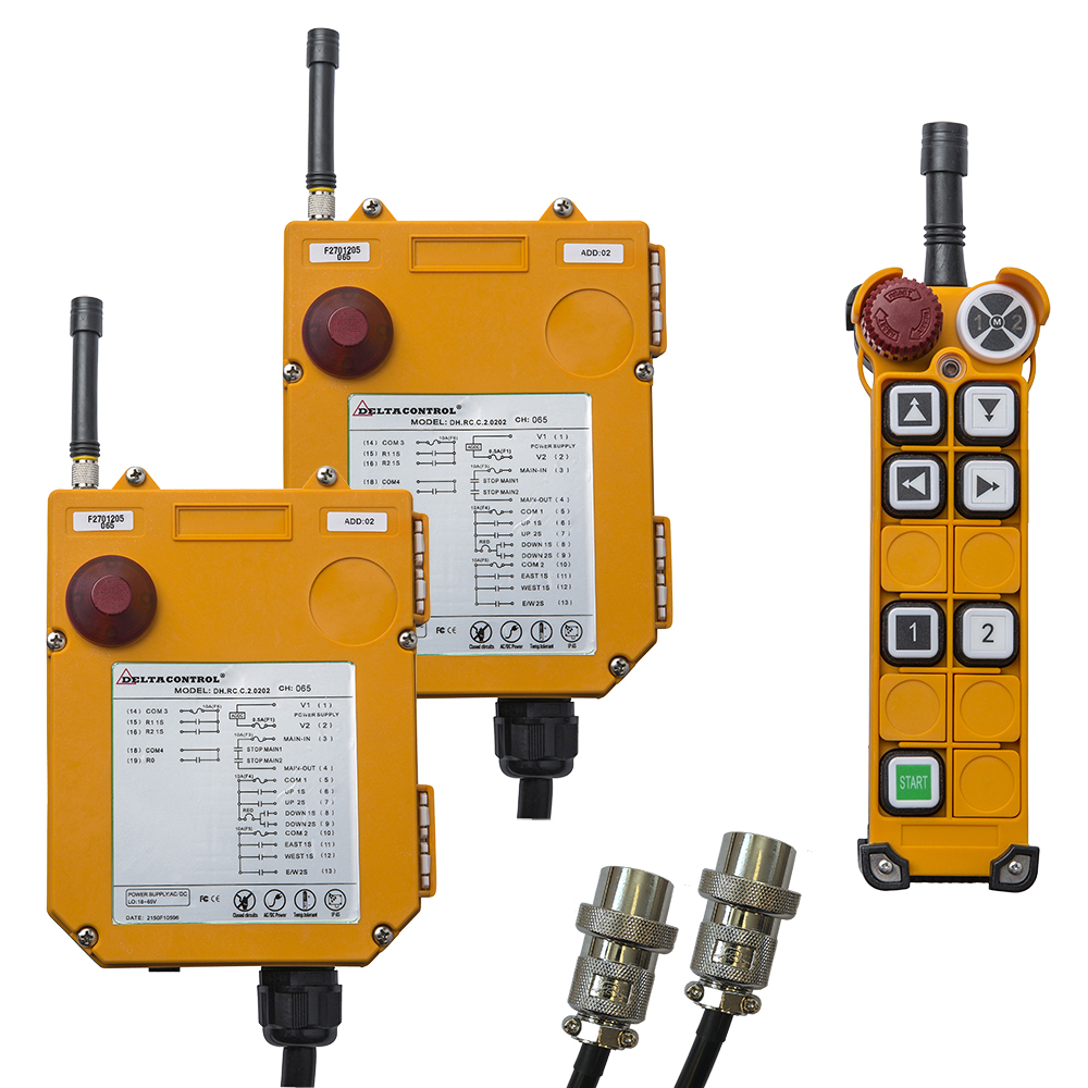 Central radio remote control for DTS type DELTA