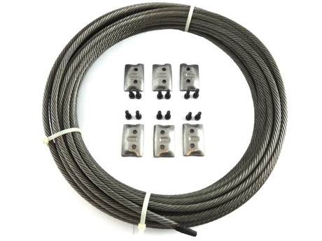 DEMAG Wire rope set DH3400 7 H12 22 2x 16,6m