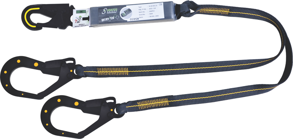 DIELECTRI - FORKED DIELECTRIC ENERGY ABSORBING WEBBING LANYARDS