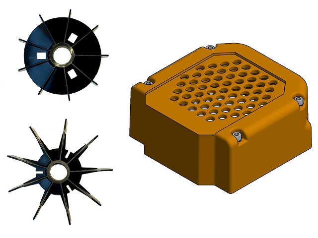 LIFTKET fan cover cpl. alu Built type(s) 050,051,070,071