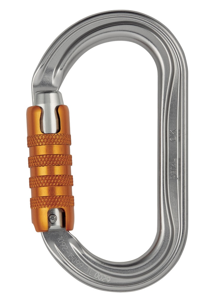 OK Lightweight oval carabiner PETZL